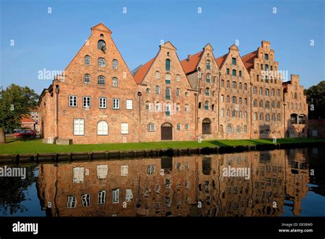 The Salt Warehouses At Holstentor Holsten Gate Lübeck Schleswig