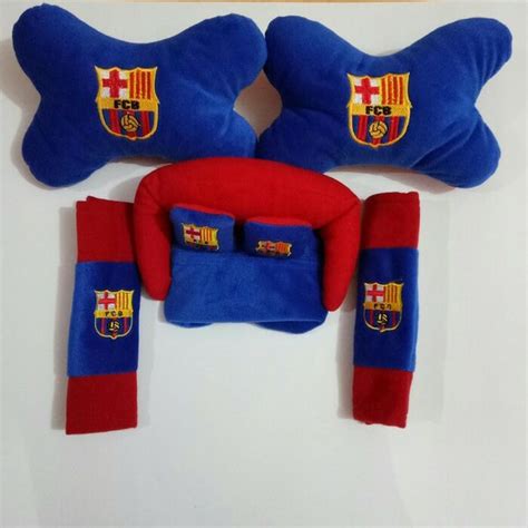 Jual Bantal Mobil 3 In1 Bola Barcelona Di Lapak Justin N Jessica