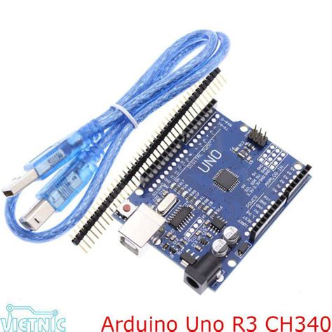 Kit Arduino Uno R3 Chíp Ch340g Dán Tặng Dây Kết Nối Uno R3 Uno Dán