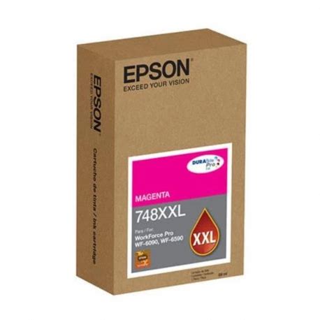 Cartucho De Tinta Epson T748XXL Magenta Original Tienda CQNet