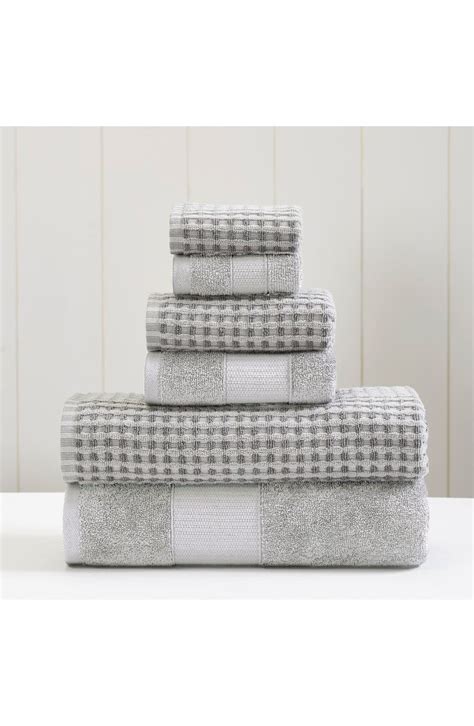 Modern Threads Luxury Spa Cobblestone Quick Dry 6 Piece Towel Set