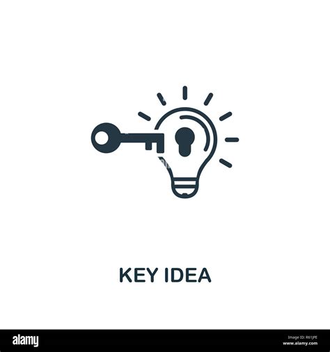 Key Idea icon. Premium style design from advertising collection. UX and ...