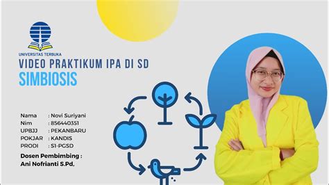 Praktikum Ipa Di Sd Simbiosis Parasitisme Mutualisme Dan Komensalisme Youtube