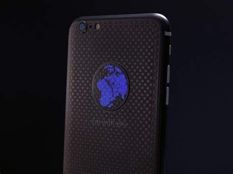 Светящийся логотип iPhone
