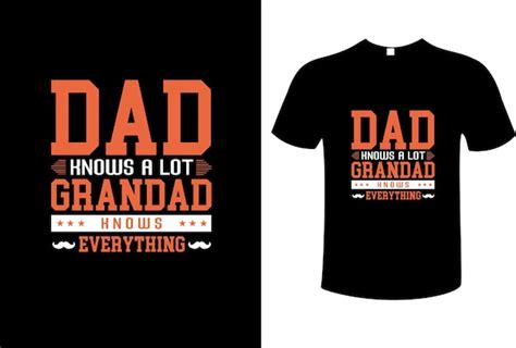 Premium Vector Fathers Day Typography T Shirt Design