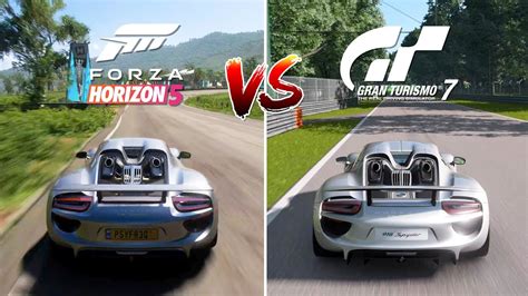 Forza Horizon Vs Gran Turismo Porsche Spyder Fh Vs Gt