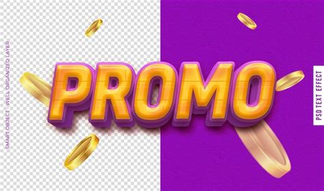 Premium Psd Psd Promo With Editable 3d Style Text Effect