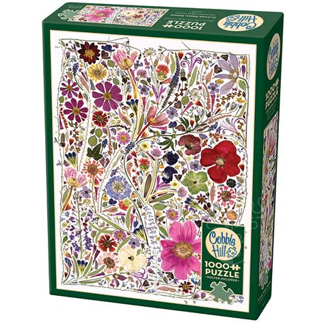 Cobble Hill Flower Press Spring Puzzle 1000pcs Puzzles Canada