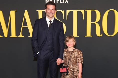 Bradley Cooper Poses With Daughter Lea De Seine At Maestro Premiere