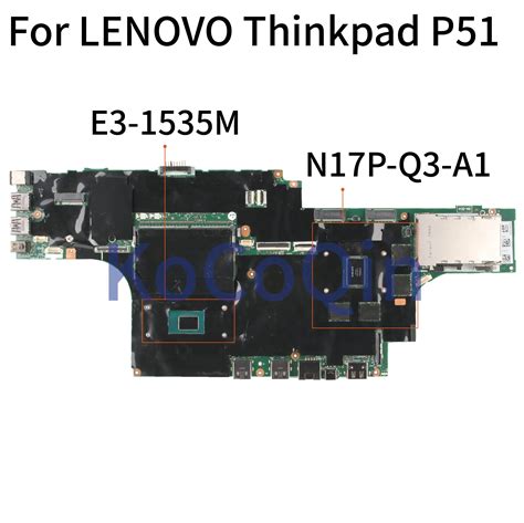 Carte M Re Pour Ordinateur Portable Lenovo Thinkpad P M E