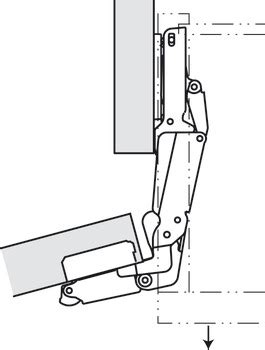 Concealed Hinge H Fele Duomatic Full Overlay Mounting H Fele