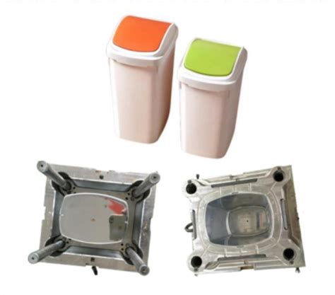 Plastic Injection Mould For Outdoor Household Swing Cap Type Bin