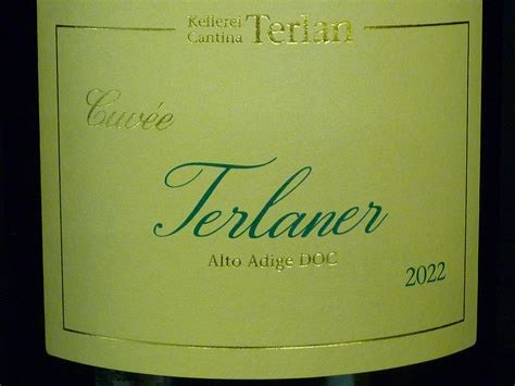 Terlan Chardonnay Kreuth Alto Adige Terlaner Doc S Dtirol