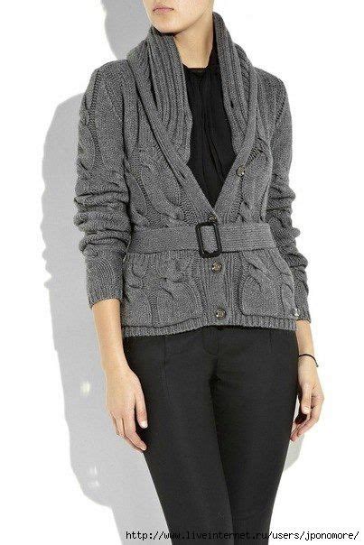 Вязаные пиджаки, кофты. - Вязание - Страна Мам | Cable knit cardigan ...