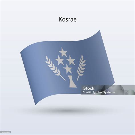 Kosrae Flag Stock Illustration Download Image Now Micronesia Clip Art Curve Istock