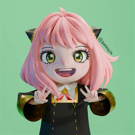 I Made Anya In Blender Rblender