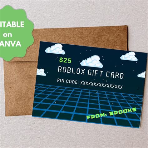 Roblox T Card Printable 60 T Ideas For 2025