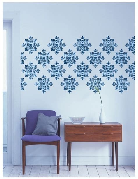 Damask Stencils Reusable Large Wall Stencils For Walls And Etsy