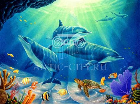 Подводный мир - Студия мозаики.Мрамор и смальта оптом и в розницу