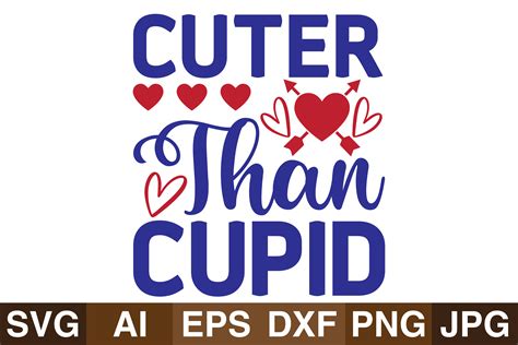 Cuter Than Cupid Svg Design Graphic By Designs Store · Creative Fabrica