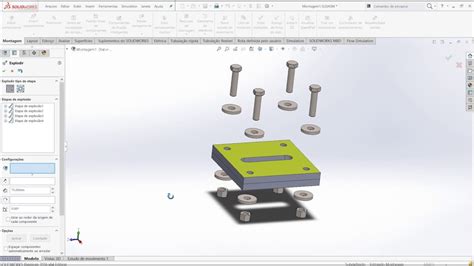 Aula Criando Desenho Explodido Solidworks Marcelo Pereira