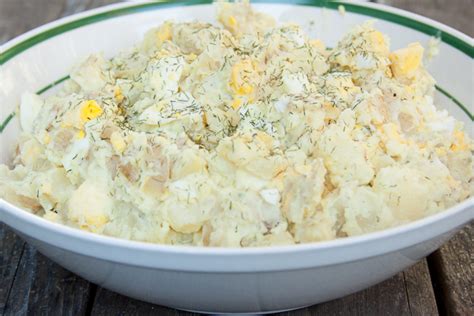 Moms Mustard Potato Salad Recipe Rake And Make