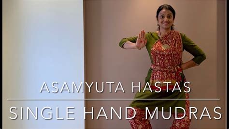 Asamyuta Hastas Single Hand Gestures Bharatanatyam Mudras NBKomputer