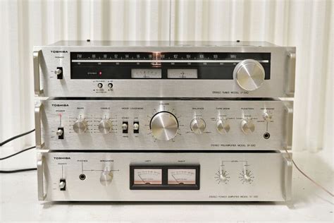 Toshiba SC 330 SY 330 ST 330 Vintage Pre Amplifier Power Amplifier