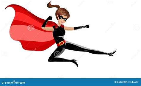 Fighting Superhero Modern Cartoon People Character Illustration