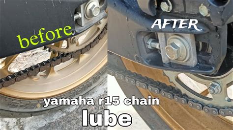 R15 V4 Chain Lube And Chain Cleaning All Bikes Easy Chain Lube And