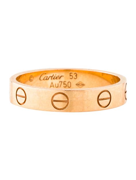 Cartier Love Wedding Band Rings Crt40896 The Realreal