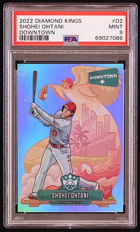 Shohei Ohtani 2022 Diamond Kings Downtown 2 Psa 9 Pristine Auction