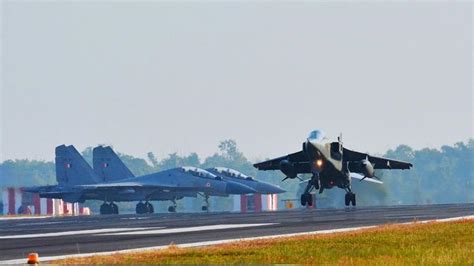 In Pics Tejas Sukhoi Jaguars Of Iaf And Singapore S F Roar In