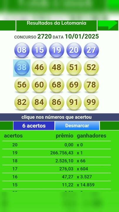 Lotomania 2720 - LOTOMANIA 2720 - YouTube