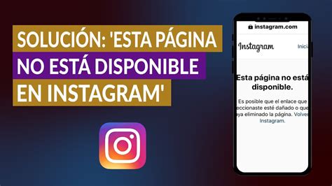 Soluci N Esta P Gina No Est Disponible En Instagram Paso A Paso