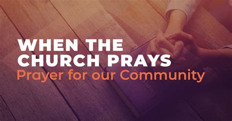 Prayer For Our Community Sermons West Valley Church