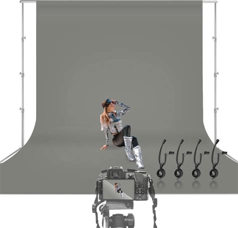 Amazon Julius Studio 10 X 12 Ft Gray Backdrop Screen Photo