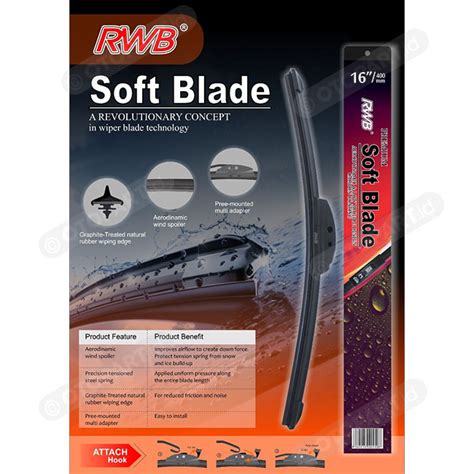 Wiper Soft Blade Frameless Rwb Inch Otopart Id