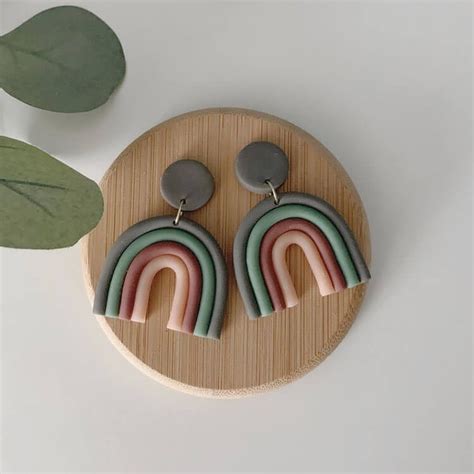 Diy Rainbow Clay Earrings Make Polymer Clay Earrings You Re Proud Of