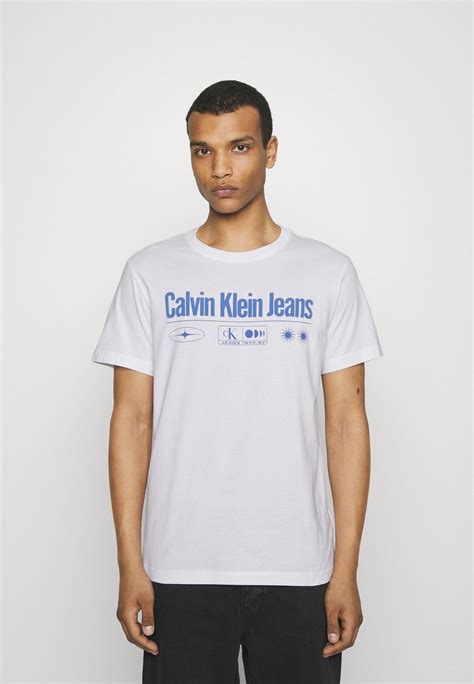 Calvin Klein Jeans Transcendent Institutional Tee T Shirt Print