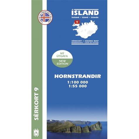 Iceland Hiking Map 09 | Hornstrandir