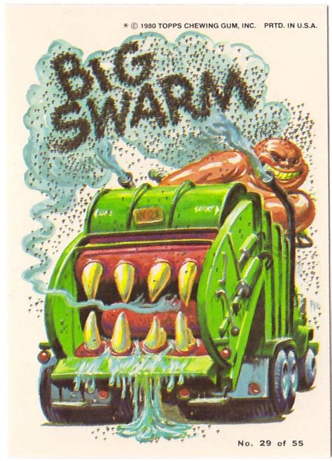 1980 Topps Weird Wheels Card BIG SWARM Etsy