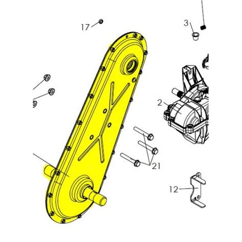 Carter Chaine Pignon Joue Jonc Pour Transmission Motobineuse Pubert