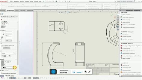 Solidworks Zeichnung Bemaßung Toleranzen Youtube