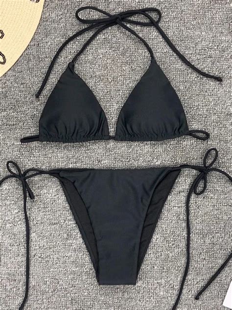 Sexy Neon Extreme Mini Micro Bikini Women Swimsuit Female Swimwear Two Piece Bikini Set