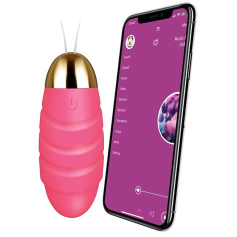 Silicone Sex Toy Online Music Smart Phone App Remote Controlled Vibrator Mini Wireless Egg