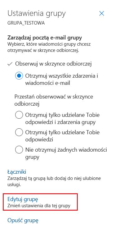 Usuwanie zespołu w MS Teams i grupy w MS Outlook CRI AGH