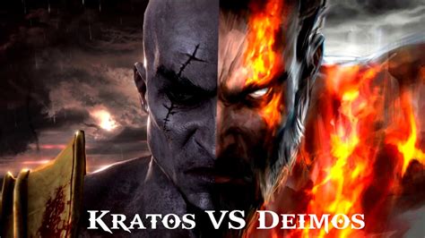 GOW: Kratos VS Deimos (Ghost of Sparta) - YouTube