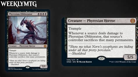 Mtg Phyrexia All Will Be One Release Date Cards And News