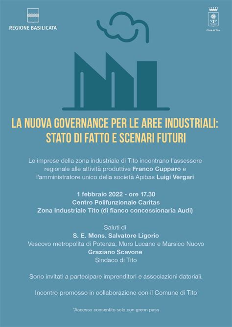 LA NUOVA GOVERNANCE PER LE AREE INDUSTRIALI STATO DI FATTO E SCENARI